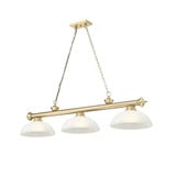 Cordon 3 Light Billiard 13.5 Inch Tall and 14 Inch Wide by Z Lite - 2306-3-BILL-DSHADE