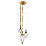 Dyana 3 Light Pendant 20 Inch Tall and 15 Inch Wide by Schonbek Signature - S50603