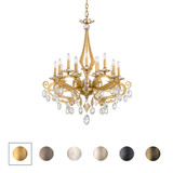 Persephone 15 Light Chandelier 38 X 33.5 Inch Wide by Schonbek Signature - S78615