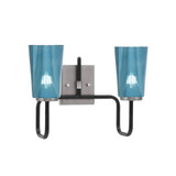 Sandia 2 Light Bath Bar 11.5 Inch Tall and 14.5 Inch Length by Toltec - 6222-115-145