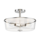 Fuller 3 Light Flush Mount 10 Inch Tall and 14.75 Inch Wide by Maxim - 5695