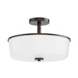Fuller 3 Light Flush Mount 10 Inch Tall and 14.75 Inch Wide by Maxim - 5695