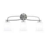 Cavella 3 Light Bath Bar 12 Inch Tall and 26.75 Inch Length by Toltec - 3913-12-2675