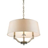 Waverly 3 Light 19 Inch Wide Semi Flush Mount by Golden - 3500-SF