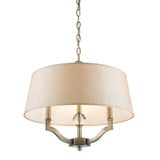 Waverly 3 Light 19 Inch Wide Semi Flush Mount by Golden - 3500-SF