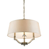 Waverly 3 Light 19 Inch Wide Semi Flush Mount by Golden - 3500-SF
