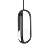 Milan 12W 1 LED Pendant 16 Inch Tall and 7.38 Inch Wide by AFX - MLNP07LAJUD