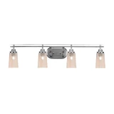 Odyssey 4 Light Bath Bar 9.75 Inch Tall and 37.25 Inch Length by Toltec - 2614-975-3725