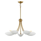 Maris 5 Light Chandelier 14.25 Inch Tall and 26.5 Inch Wide by Maxim - 10825