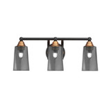 Paramount 3 Light Bath Bar 8.75 Inch Tall and 21.25 Inch Length by Toltec - 3423-875-2125