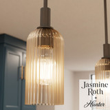 Beverly Glen 1 Light Pendant 12 Inch Tall and 4.5 Inch Wide by Hunter Fans - 13246