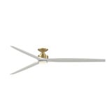 Spitfire Flush Ceiling Fan with Double Walled LK 96 Inch Wide by Fanimation - FPD6721-96-DWLK-F