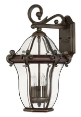 San Clemente 3 Light Medium Outdoor Candle Style Wall Lantern by Hinkley - 2444