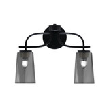 Cavella 2 Light Bath Bar 12.5 Inch Tall and 16.25 Inch Length by Toltec - 3912-125-1625