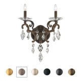 Tamerlaine 2 Light Wall Sconce 19.5 X 9.5 Inch Wide by Schonbek Signature - S92602