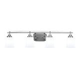Odyssey 4 Light Bath Bar 8.75 Inch Tall and 38.25 Inch Length by Toltec - 2614-875-3825
