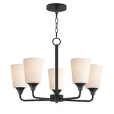 Hudson 5 Light Chandelier 15.25 Inch Tall and 24 Inch Wide by Maxim - 12875