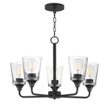 Hudson 5 Light Chandelier 15.25 Inch Tall and 24 Inch Wide by Maxim - 12875