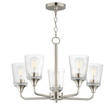 Hudson 5 Light Chandelier 15.25 Inch Tall and 24 Inch Wide by Maxim - 12875