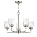 Hudson 5 Light Chandelier 15.25 Inch Tall and 24 Inch Wide by Maxim - 12875