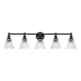 Auden 5 Light Bath Vanity 9.75 Inch Tall and 39.75 Inch Wide by Z Lite - 7704-5V