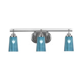 Odyssey 3 Light Bath Bar 9.75 Inch Tall and 26.75 Inch Length by Toltec - 2613-975-2675
