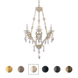 Tamerlaine 6 Light Chandelier 37 Inch X 23 Inch Wide by Schonbek Signature - S92606