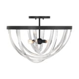Jennings 4 Light Semi Flush Mount 17 Inch and 24 Inch Wide by Savoy House - 6-1777-4