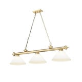 Cordon 3 Light Billiard 15 Inch Tall and 14 Inch Wide by Z Lite - 2306-3-BILL-ASHADE