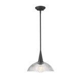 Lunelle 1 Light Pendant 9.25 Inch Tall and 12 Inch Wide by Z Lite - 3051P12