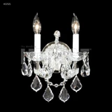 Maria Theresa 2 Light Wall Sconce 14 Inch and 10 Inch Wide by James Moder - 40252