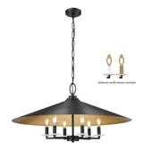 Rialto 6 Light Pendant 16.5 Inch Tall and 32 Inch Wide By Z-Lite - 1953-32