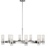 Geneva 8 Light Chandelier 14.88 X 42 Inch Wide by Visual Comfort Studio - CC16810