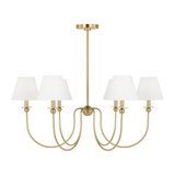 Elsay 6 Light Chandelier 17.25 X 36.38 Inch Wide by Visual Comfort Studio - DJC1246