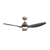 Karrston 3 Blade Ceiling Fan with Light Kit 14 X 54 Inch Wide by Millennium - 1120