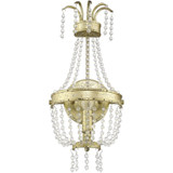 Valentina 1 Light ADA Wall Sconce 17.5 Inch Tall and 7.5 Inch Wide by Livex - 51872