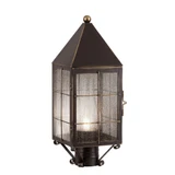 Ashford 1Light Outdoor Post Lantern 19.25 T Brass Traditions by Innovations - 9520