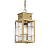 Norfield 1 Light Outdoor Pendant 12.5 Inch Brass Traditions by Innovations - 9422-H