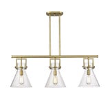 Newton Cone 3 Light Island 15.13 Inch Tall X 41.5 Inch Wide by Innovations - 411-3I-G411-1