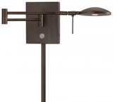 George's Reading Room 8W 1 LED Swing Arm Wall Sconce by George Kovacs  - P4338