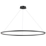 Groove 80W 1 LED Ring Pendant 72 Inch Tall and 1.25 Inch Wide by ET2 - E52736