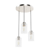 Hartland 3 Light Medium Pendant by Hunter Fans - 13063