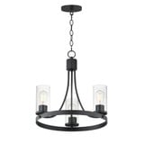 Livingston 3 Light Chandelier 20 Inch Tall and 19.25 Inch Wide by Maxim - 10467