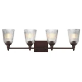 Julip 4 Light Bath Vanity 31.75 Inch Tall and 8.75 Inch Wide by Maxim - 21544