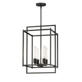 Gridline 4 Light Large Pendant 14 Inch Tall and 24 Inch Wide by Maxim - 10412