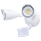 20W LED Dual Head Security Flood Light with Motion Sensor 9.61 Inch by Nuvo - 65/1411_p