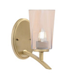 Kurve 1 Light Up Wall Sconce 9.5 Inch Tall and 4.5 Inch Wide by Toltec - 3721-95-45