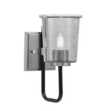 Sandia 1 Light Wall Sconce 10.5 Inch Tall and 5 Inch Wide by Toltec - 6221-105-5