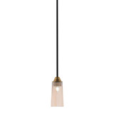 Paramount 1 Light Mini Pendant 10.75 Inch Tall and 5 Inch Wide by Toltec - 3401-1075-5