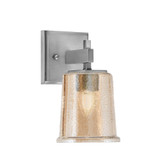 Corbin 1 Light Wall Sconce 7.75 Inch Tall and 5 Inch Wide by Toltec - 2311-775-5